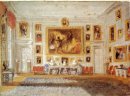 Petworth The Drawing Room Occasion Aussenfarbe auf blauem Papier