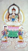 Guanyin Pusa - Pittura cinese