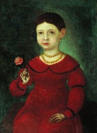 Retrato de uma menina Evdokia Kuznetsova