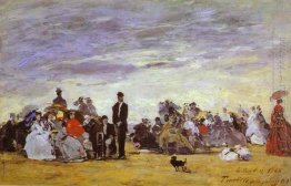 Beach At Trouville 1864