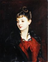 Stående av Mademoiselle Suzanne Poirson 1884