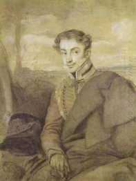 Retrato de um Dmitriyev Mamonov 1815