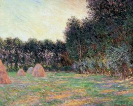 Meadow With Haystacks Near Giverny