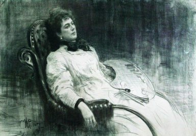 Portrait Of M K Tenisheva 1898