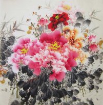 Pivoine - Peinture chinoise