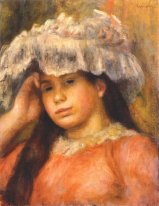 Young Woman Wearing A Hat 1894