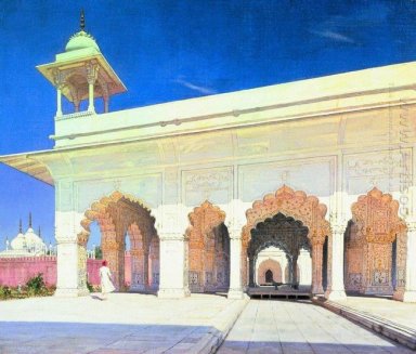 Throne Hall Van De Grote Mogol Shah Emam en Aurang Zeb In Del