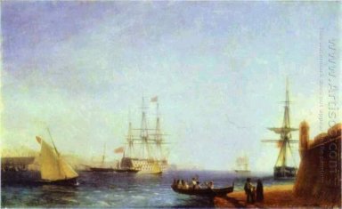 Malta Valetto Harbour 1844