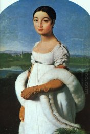 Portrait Of Mademoiselle Rivière 1805