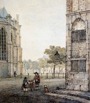 Grotekerksplein en Dordrecht