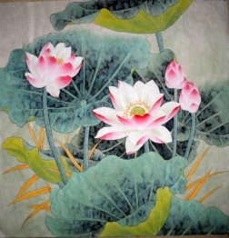 Lotus - peinture chinoise