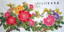 Peony-Fugui - Lukisan Cina