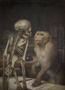 Vor Affen Skelett