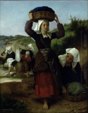 Washerwomen von Fouesnant 1869