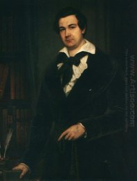 Portrait Of The Actor V A Karatyghin 1842