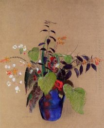 Flowers In A Blue Jug