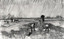 Churchyard In The Rain 1883 1