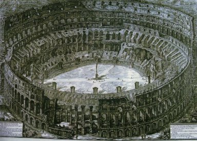 Colosseum Dengan Stasiun Of The Cross