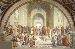 The School of Athens (from the Stanza della Segnatura) 1510-11