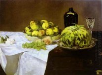 Still life con melone e pesche 1866