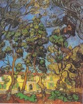 Trees In The Garden Of The Hospital Saint Paul 1888