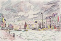 Le Havre With Rain Clouds 1922