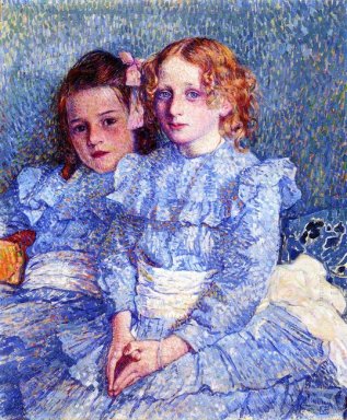 Portrait d\'Hélène Et Michette Guinotte 1901