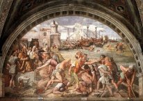 Der Kampf von Ostia 1514