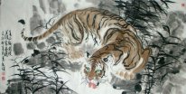 Tiger - Lukisan Cina