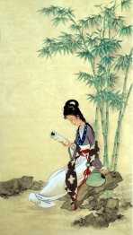 Beautiful lady - Chinese Painting