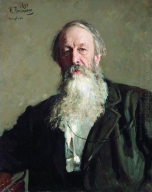 Porträt der Kunstkritiker Wladimir Stassow 1883