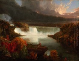 Distant View Of Niagara Falls 1830