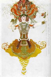 The Firebird Costume For Tamara Karsavina 1910