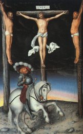 The Crucifixion With The Converted Centurion 1536