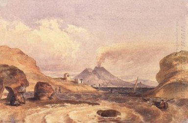 Vesuvius Dilihat dari Pulau Capri