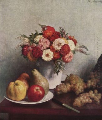 Blommor och frukt 1865