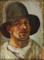 Autoportrait avec le chapeau 1906