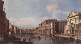 View Of The Grand Canal At San Stae 1738