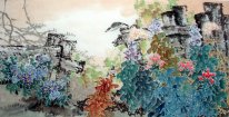 Vogels&Bloemen - Chinees schilderij