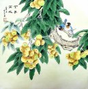 Birds & Fruits - peinture chinoise