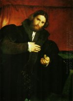 Portrait Of A Gentleman With Lion Paw