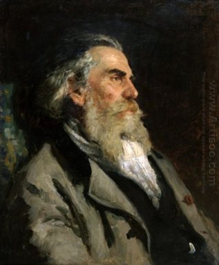 Retrato del artista A P Bogolubov 1882