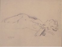 Reclining Female Nude Mileva Roller 1912