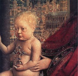 The Virgin Of The Chancellor Rolin Detail 1436 2