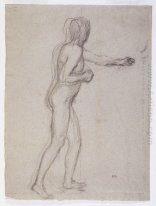 Studi A Standing Pria Nude 1882