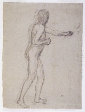 Studie eines Standing Male Nude 1882