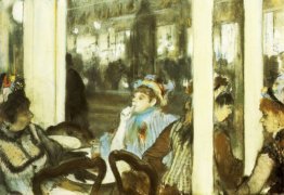 women on a cafe terrace 1877