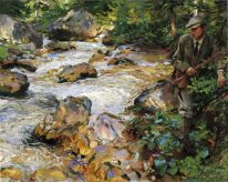 Trout Stream In Tirol 1914