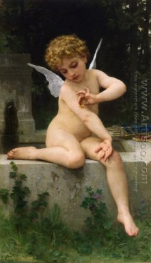 L\'Amour au Papillon (Cupido com uma borboleta)