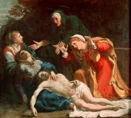 the dead christ mourned the three maries 1606